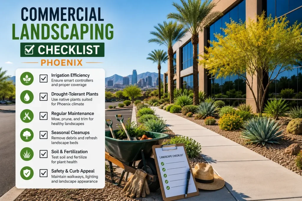 Commercial Landscaping Checklist Phoenix
