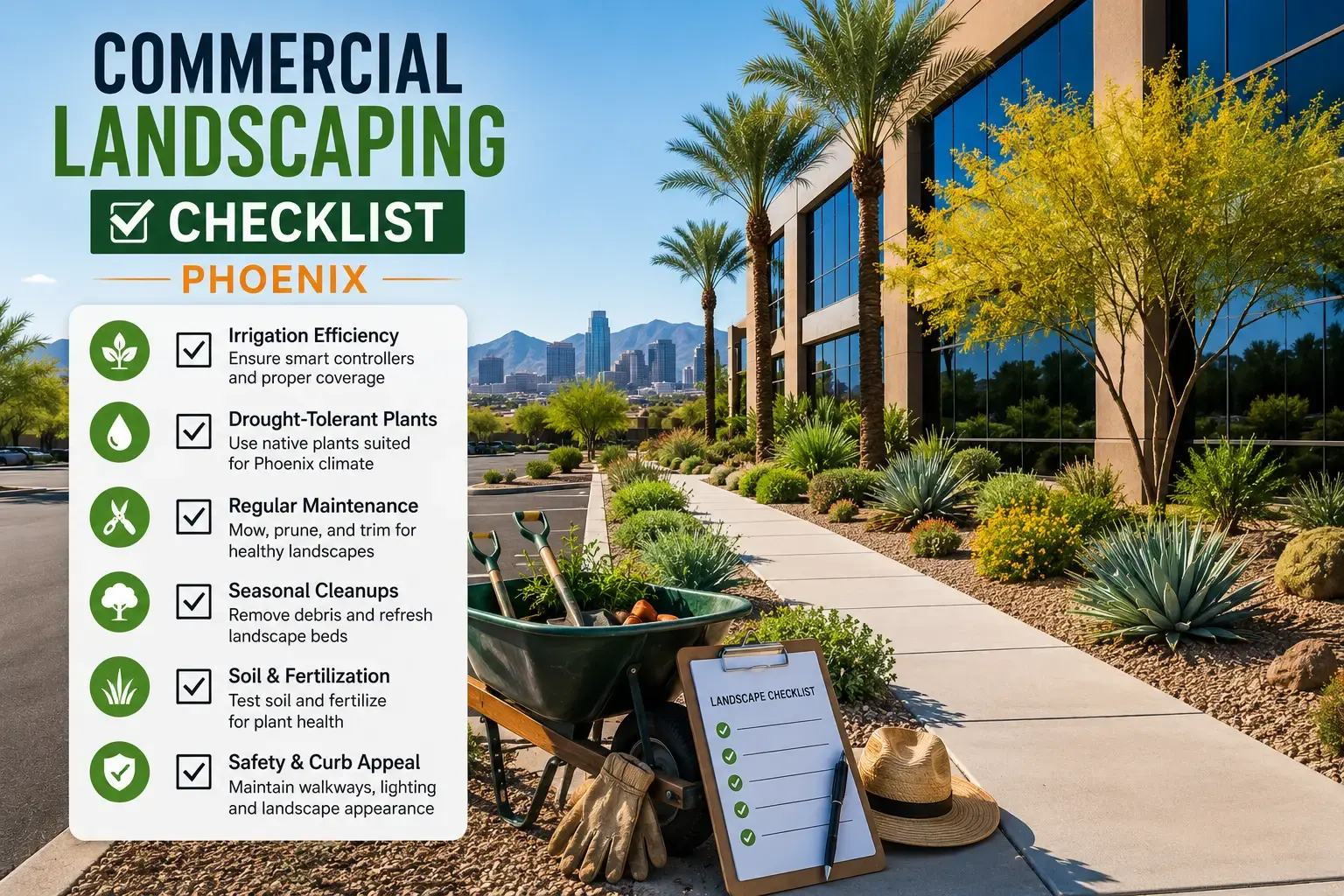 Commercial Landscaping Checklist Phoenix