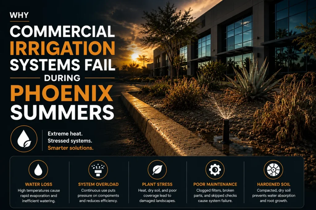 Commercial Irrigation Systems Fail in Phoenix