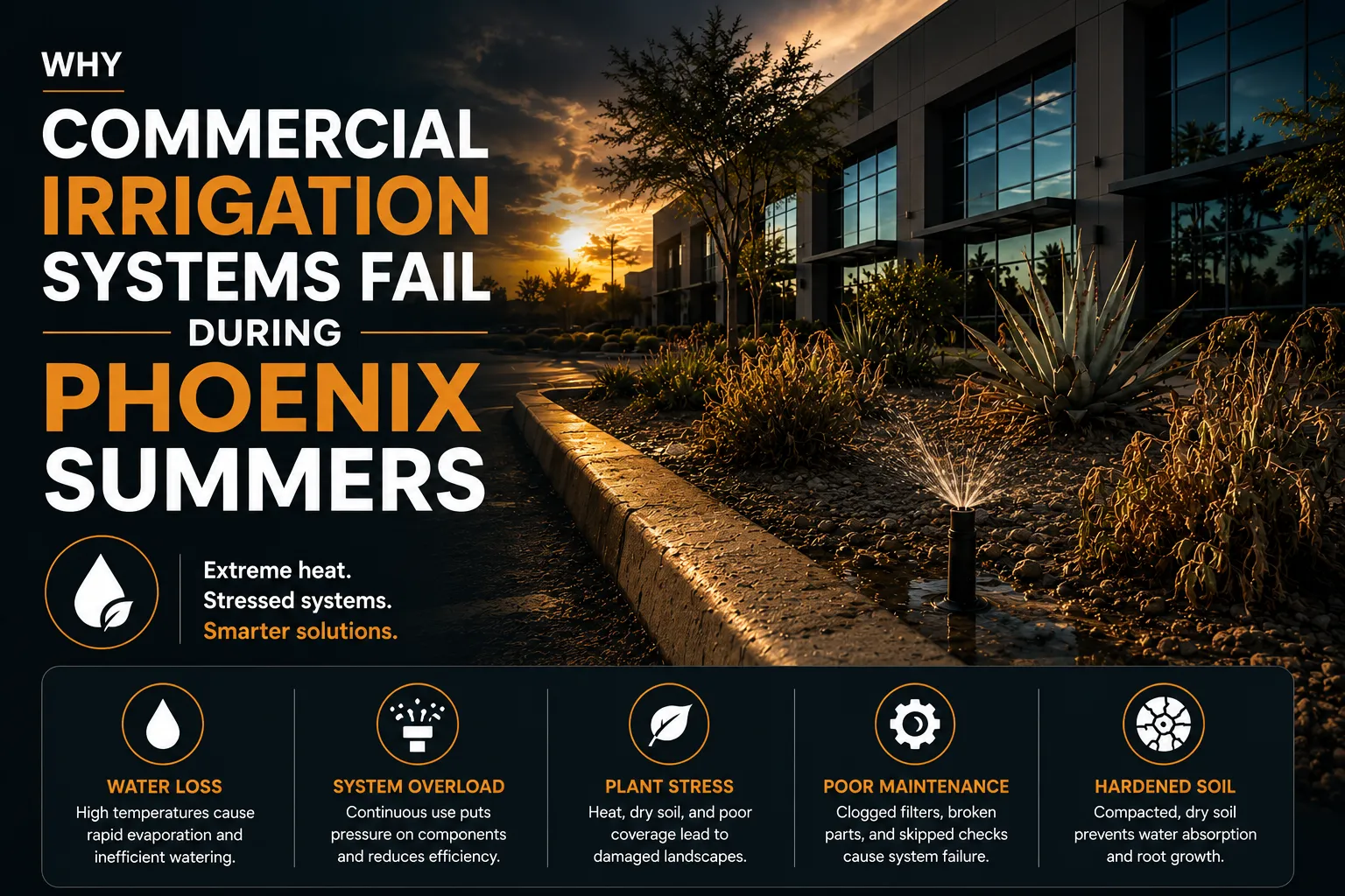Commercial Irrigation Systems Fail in Phoenix