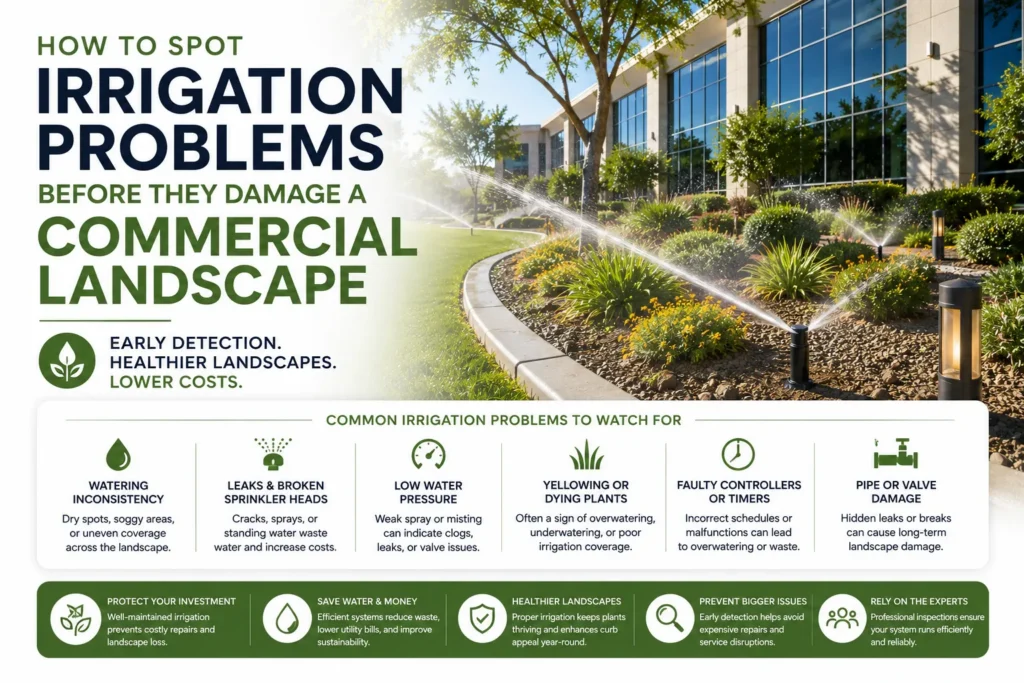Signs of Commercial Irrigation Problems